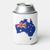 Australische vlag blikjeskoeler (Blikje Achterkant)