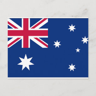 Australische vlag briefkaart