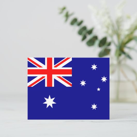 Australische vlag Briefkaart (Staand voorkant)