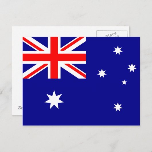 Australische vlag Briefkaart (Voorkant / Achterkant)