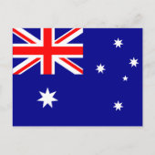 Australische vlag Briefkaart (Voorkant)