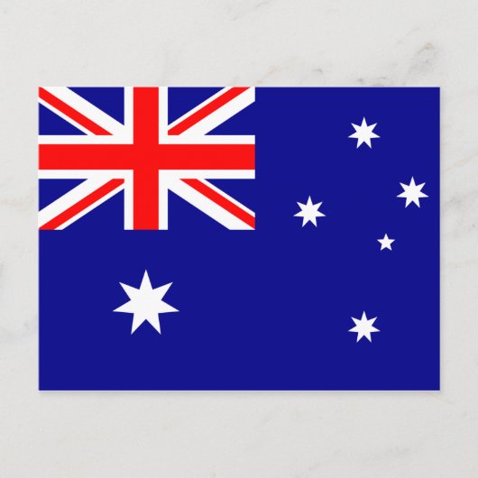 Australische vlag Briefkaart (Voorkant)