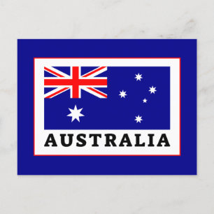Australische vlag briefkaart