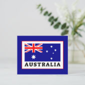 Australische vlag briefkaart (Staand voorkant)