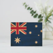 Australische vlag briefkaart (Staand voorkant)