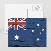  Australische vlag Briefkaart (Voorkant / Achterkant)