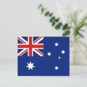 Australische vlag Briefkaart (Staand voorkant)