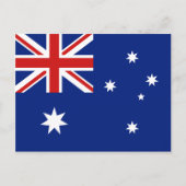 Australische vlag Briefkaart (Voorkant)