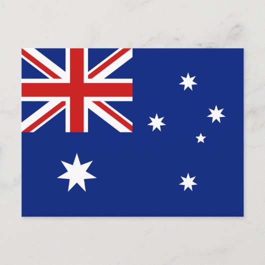 Australische vlag Briefkaart (Voorkant)