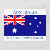 Australische vlag briefkaart (Voorkant)