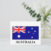 Australische vlag briefkaart (Staand voorkant)