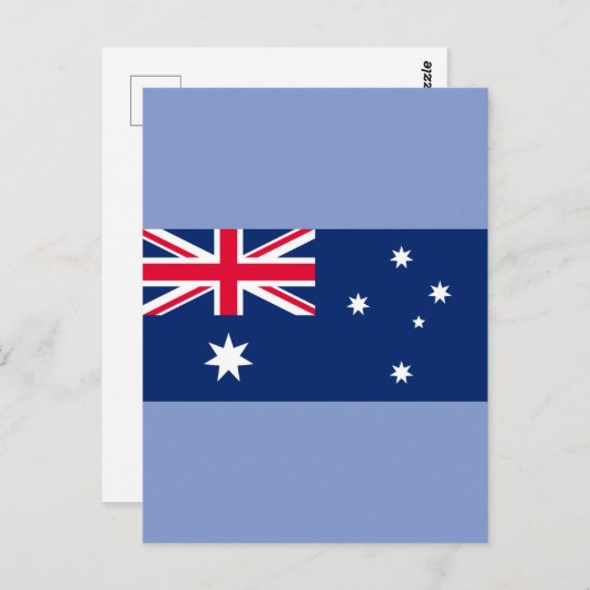 Australische vlag briefkaart (Voorkant / Achterkant)