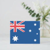 Australische vlag briefkaart (Staand voorkant)