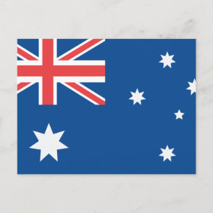 Australische vlag briefkaart