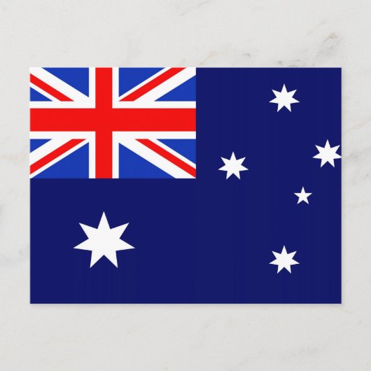 Australische vlag briefkaart (Voorkant)