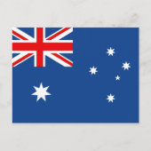 Australische vlag briefkaart (Voorkant)