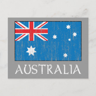 Australische vlag briefkaart