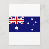 Australische vlag briefkaart (Voorkant)