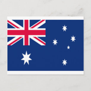 Australische vlag briefkaart