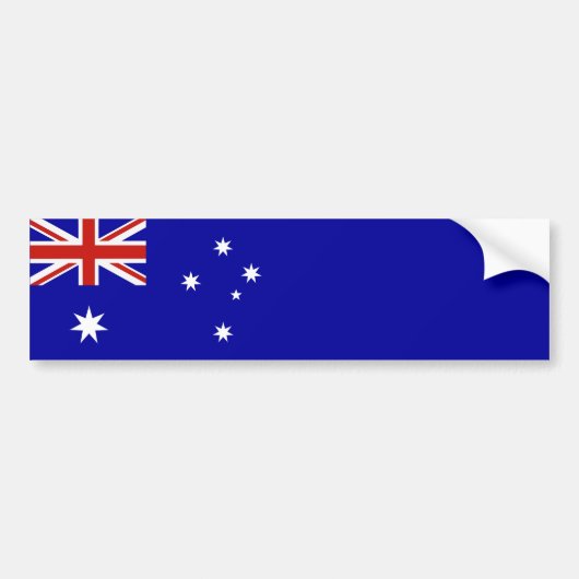 Australische vlag bumpersticker (Voorkant)
