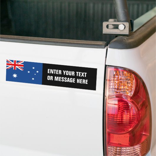 Australische vlag bumpersticker (Op Truck)