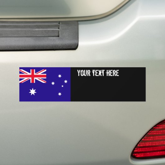 Australische vlag bumpersticker (Op auto)