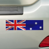 Australische vlag Bumpersticker (Op auto)