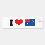 Australische vlag bumpersticker (Voorkant)