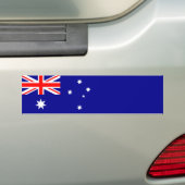 Australische vlag bumpersticker (Op auto)
