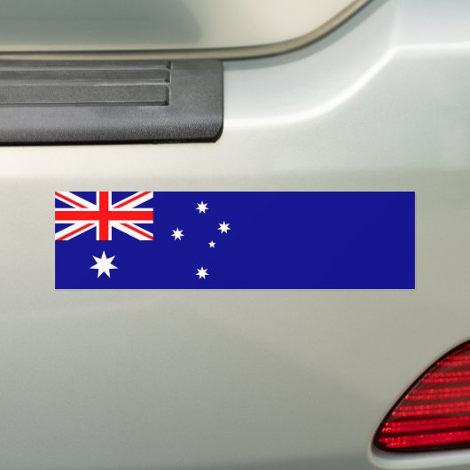 Australische vlag bumpersticker (Op auto)