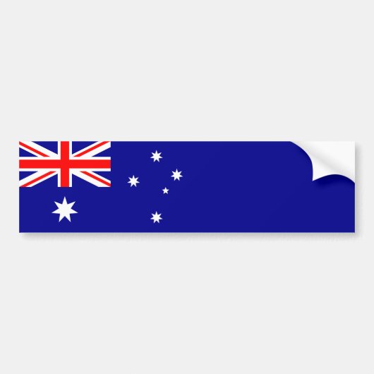 Australische vlag bumpersticker (Voorkant)
