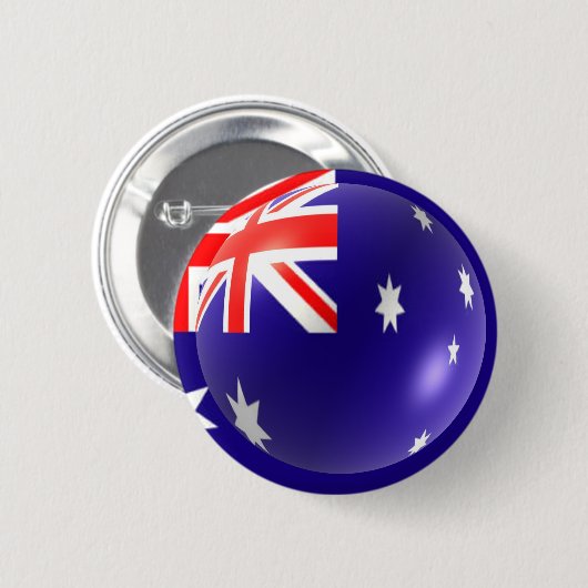 Australische vlag Button (Voorkant /achterkant)