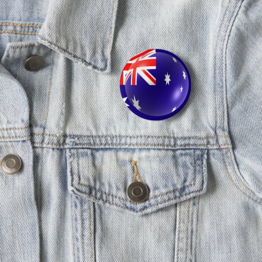 Australische vlag Button (In situ)