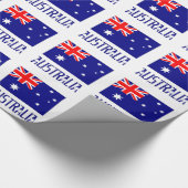 Australische vlag cadeaupapier (Hoek)