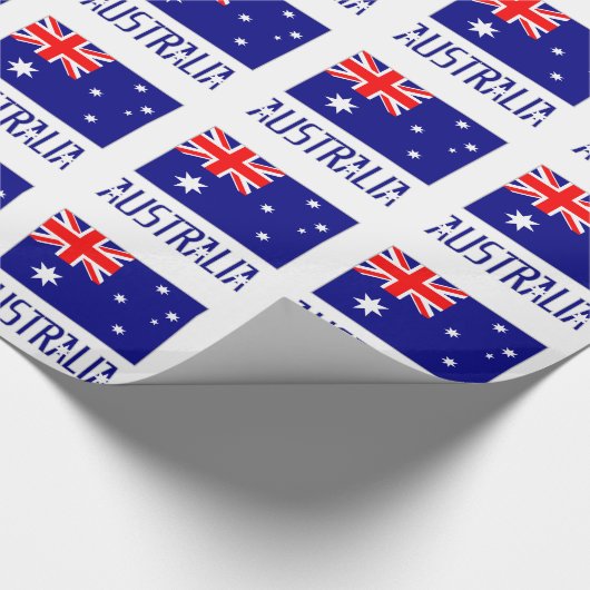 Australische vlag cadeaupapier (Hoek)