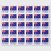 Australische vlag cadeaupapier (Vlak)