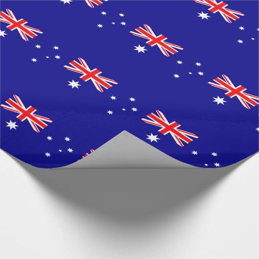 Australische vlag cadeaupapier (Hoek)