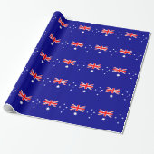 Australische vlag cadeaupapier (Uitgerold)