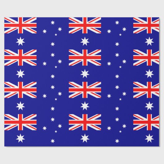 Australische vlag cadeaupapier (Vlak)