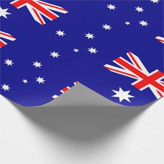 Australische vlag cadeaupapier (Hoek)