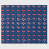 Australische vlag cadeaupapier (Vlak)