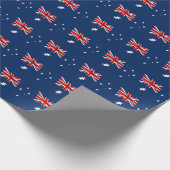 Australische vlag cadeaupapier (Hoek)