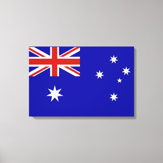 Australische vlag canvas afdruk (Voorkant)
