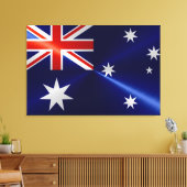 Australische vlag canvas afdruk (Insitu (Woonkamer))