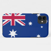 Australische vlag Case-Mate iPhone case (Achterkant (horizontaal))