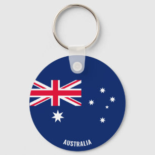 Australische vlag — charmerende patriottische sleutelhanger