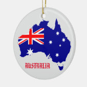 Australische vlag Cirkelversiering Keramisch Ornament (Links)