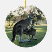 Australische vlag Cirkelversiering Keramisch Ornament (Achterkant)