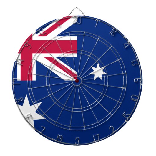 Australische vlag dartbord (Voorkant)