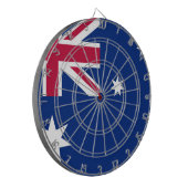 Australische vlag dartbord (Voorkant Links)